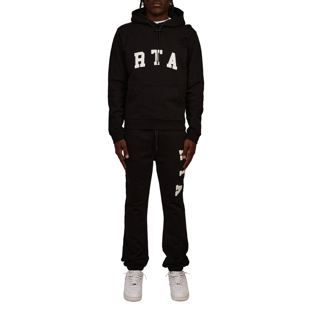 Markus Collegiate Hoodie | Black product image 5, provided for visual reference and product detail review