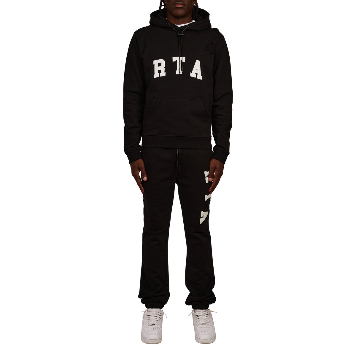 Markus Collegiate Hoodie | Black product image 5, provided for visual reference and product detail review