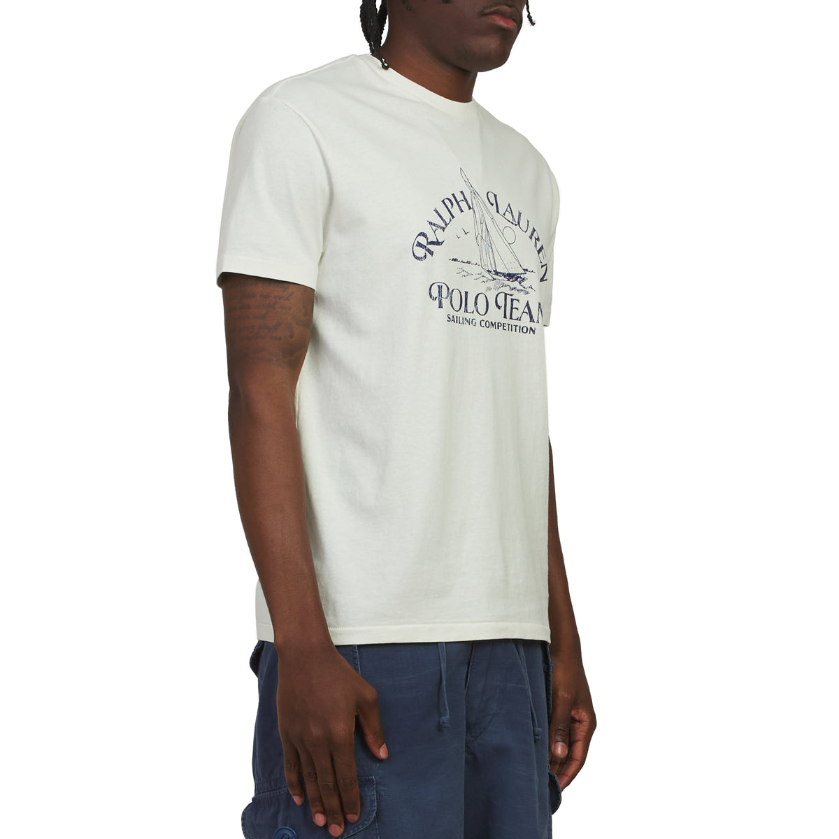 Sailing T-Shirt | Deckwash White product image 2, provided for visual reference and product detail review