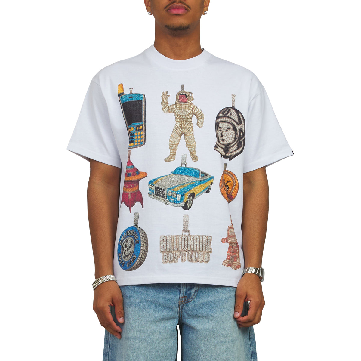 Icy Graphic T-Shirt | White product image 3, provided for visual reference and product detail review