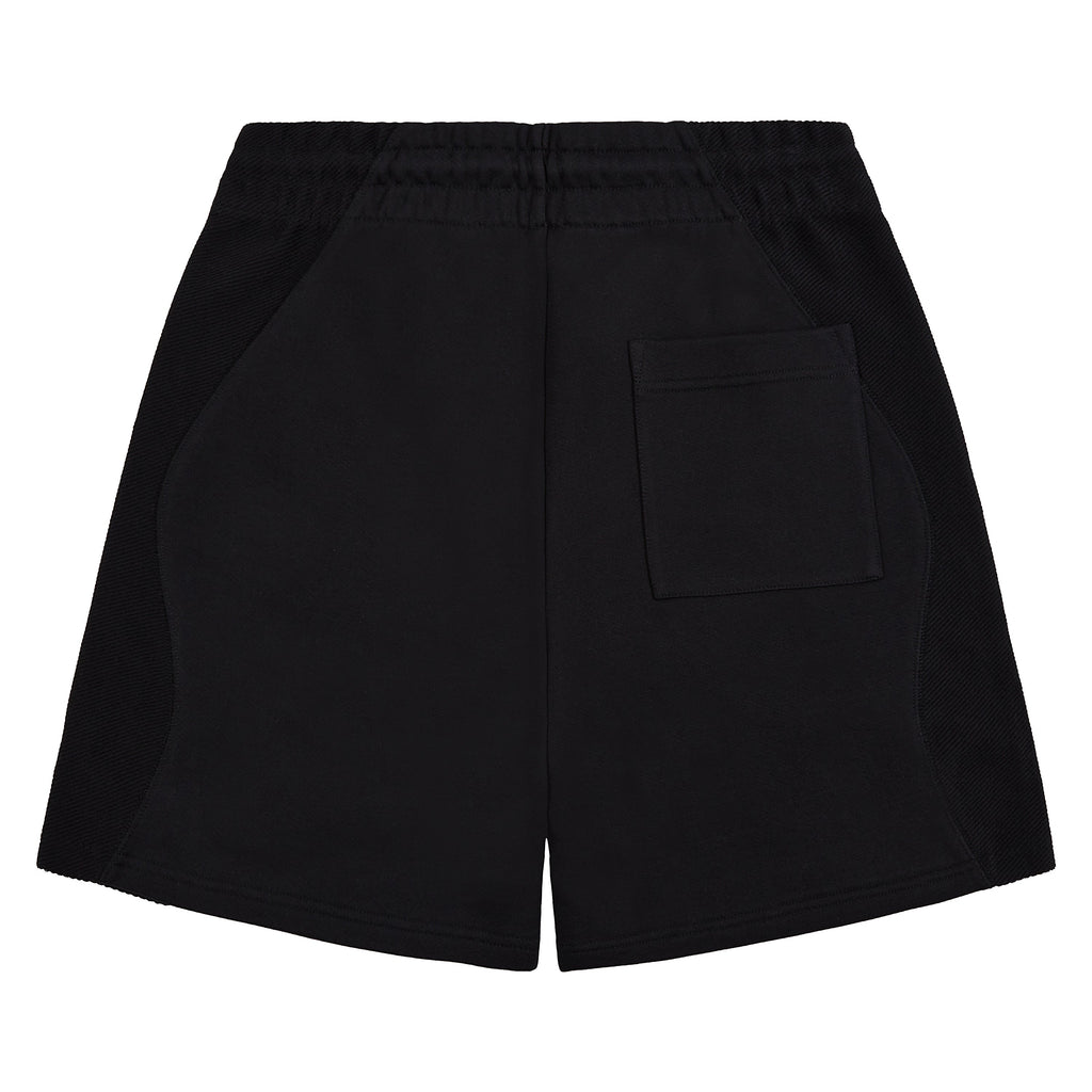 Squash Logo Flock Short | Black product image 5, provided for visual reference and product detail review