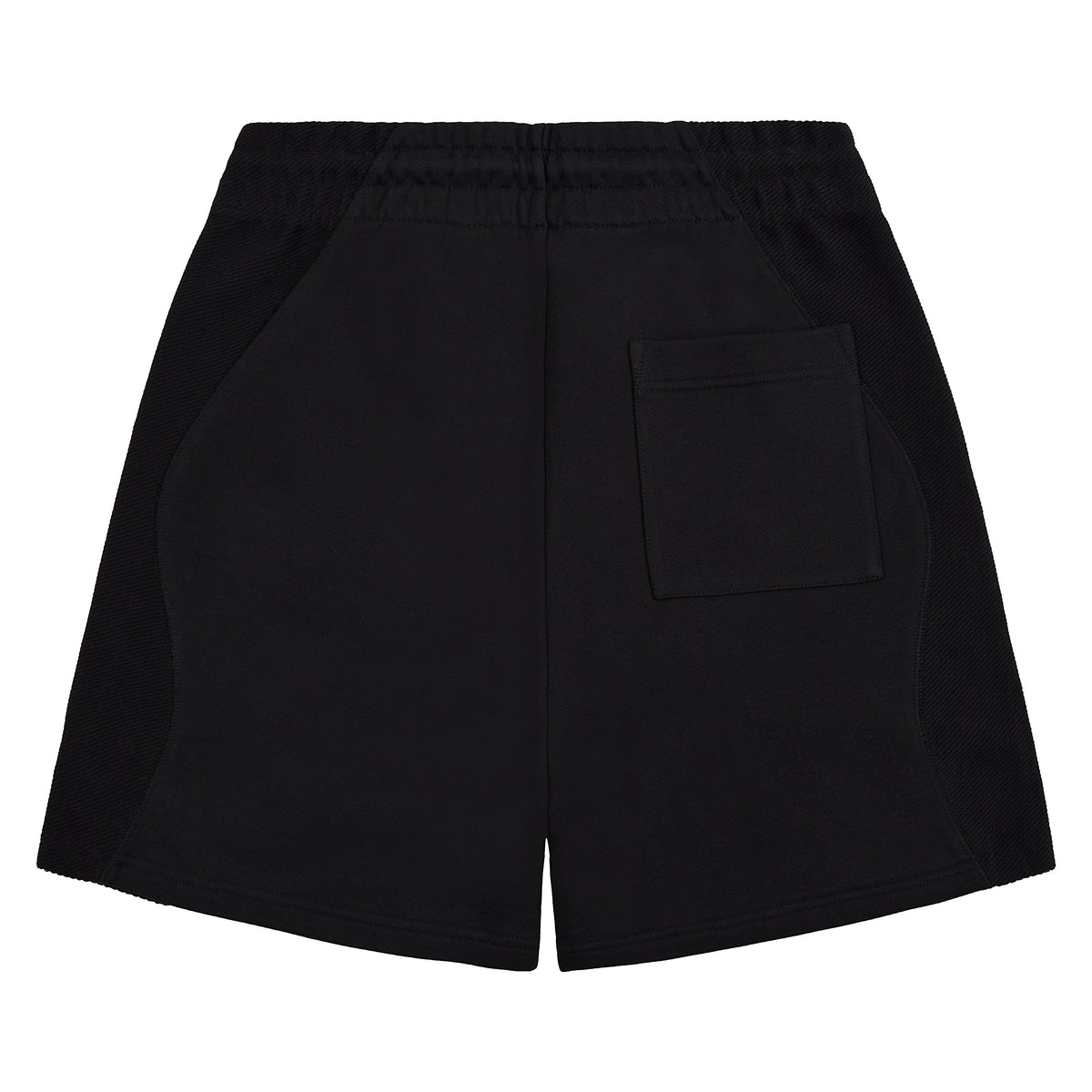 Squash Logo Flock Short | Black product image 5, provided for visual reference and product detail review