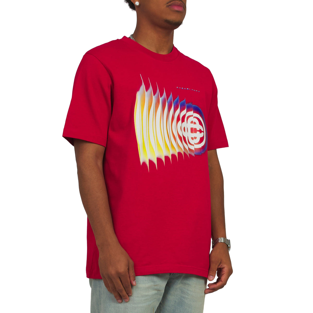 Shockwave Classic T-Shirt | Red product image 2, provided for visual reference and product detail review