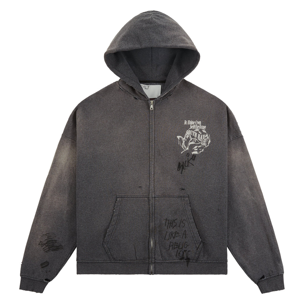 Carrying The Message Zip Hoodie product image 1, provided for visual reference and product detail review