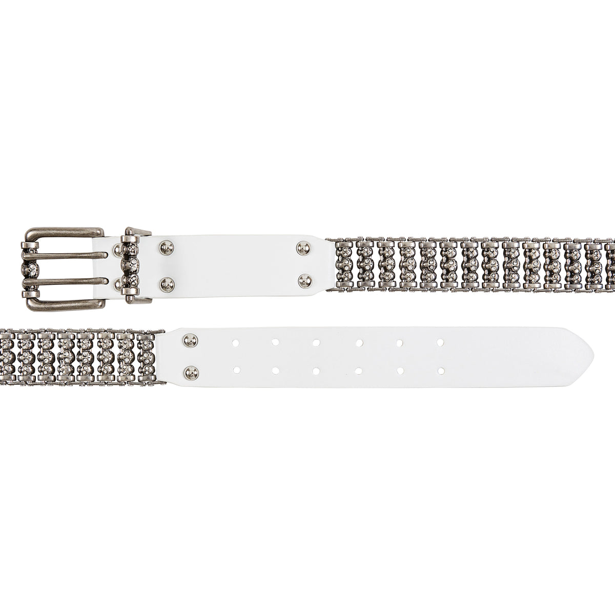 Skullroller Belt | White product image 2, provided for visual reference and product detail review