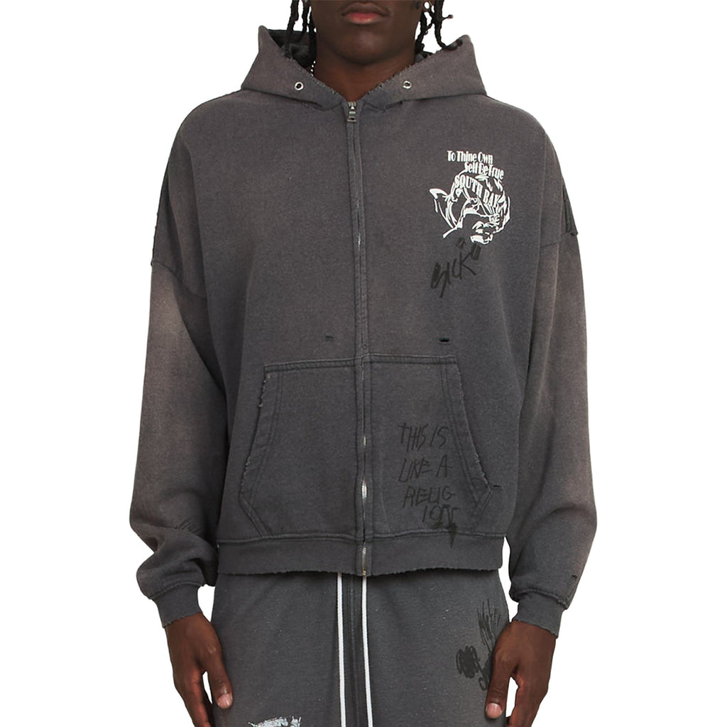 Carrying The Message Zip Hoodie product image 3, provided for visual reference and product detail review