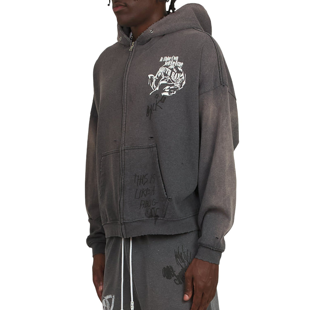 Carrying The Message Zip Hoodie product image 2, provided for visual reference and product detail review