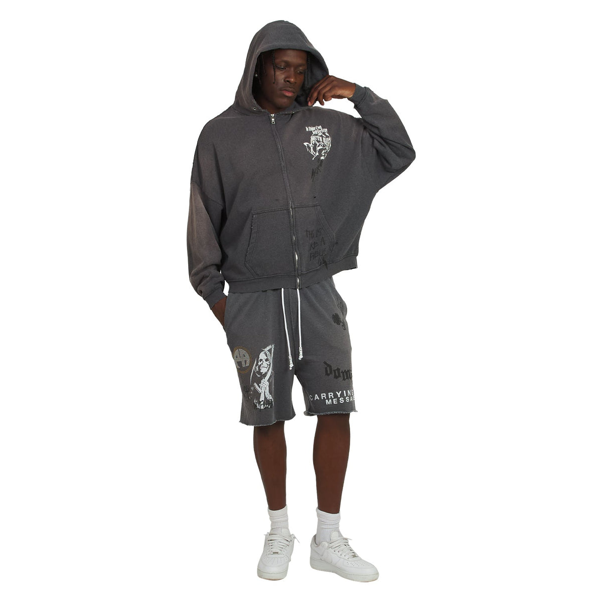 Carrying The Message Zip Hoodie product image 5, provided for visual reference and product detail review