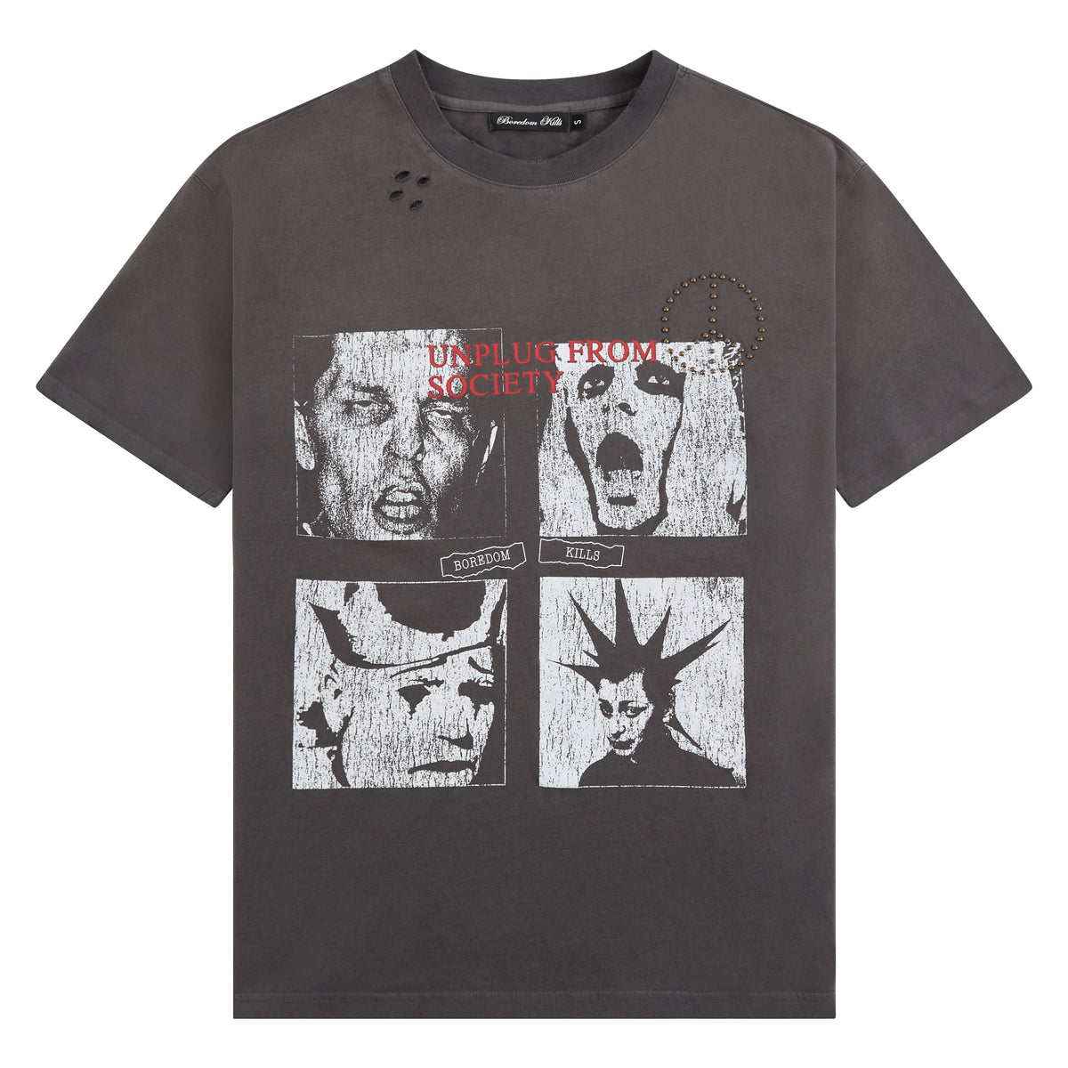 Scream Studded T-Shirt product image 1, provided for visual reference and product detail review