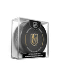 Vegas Golden Knights NHL Inglasco 2025-26 Officially Licensed Game Hockey Puck product image 1, provided for visual