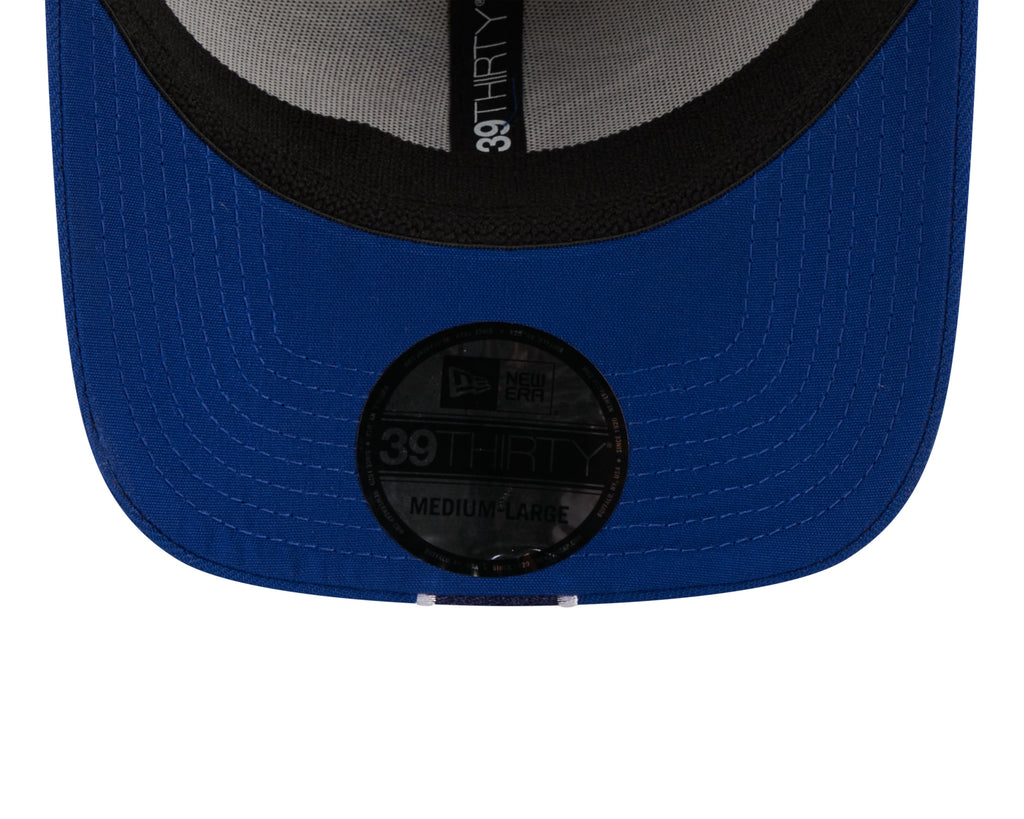 Toronto Blue Jays MLB New Era Men Navy 39Thirty Stripe E3 Stretch Fit Hat product image 7, provided for visual reference and