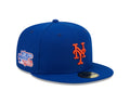New York Mets MLB New Era Men Royal Blue 59Fifty 1986 World Series Fitted Hat product image 1, provided for visual reference
