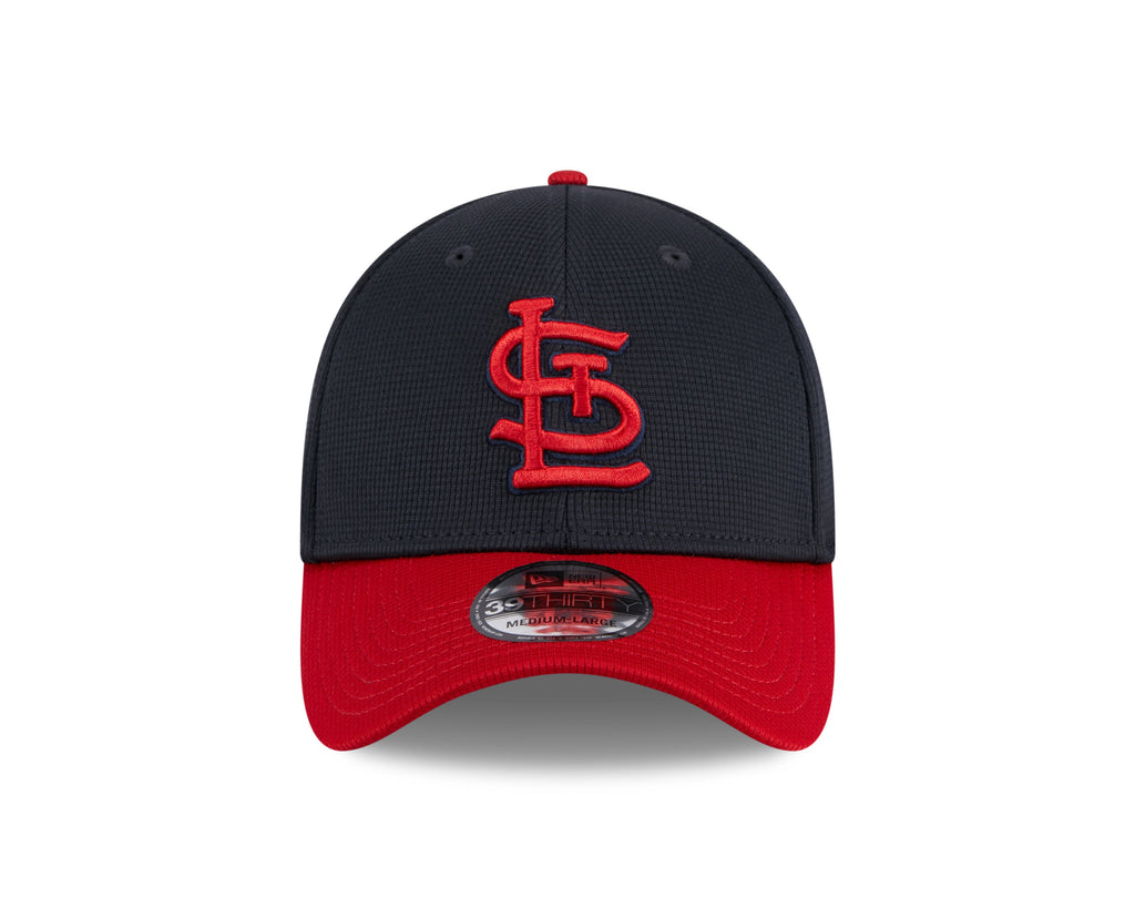 St. Louis Cardinals MLB New Era Men Navy 39Thirty 2024 Batting Practice Stretch Fit Hat product image 4, provided for visual