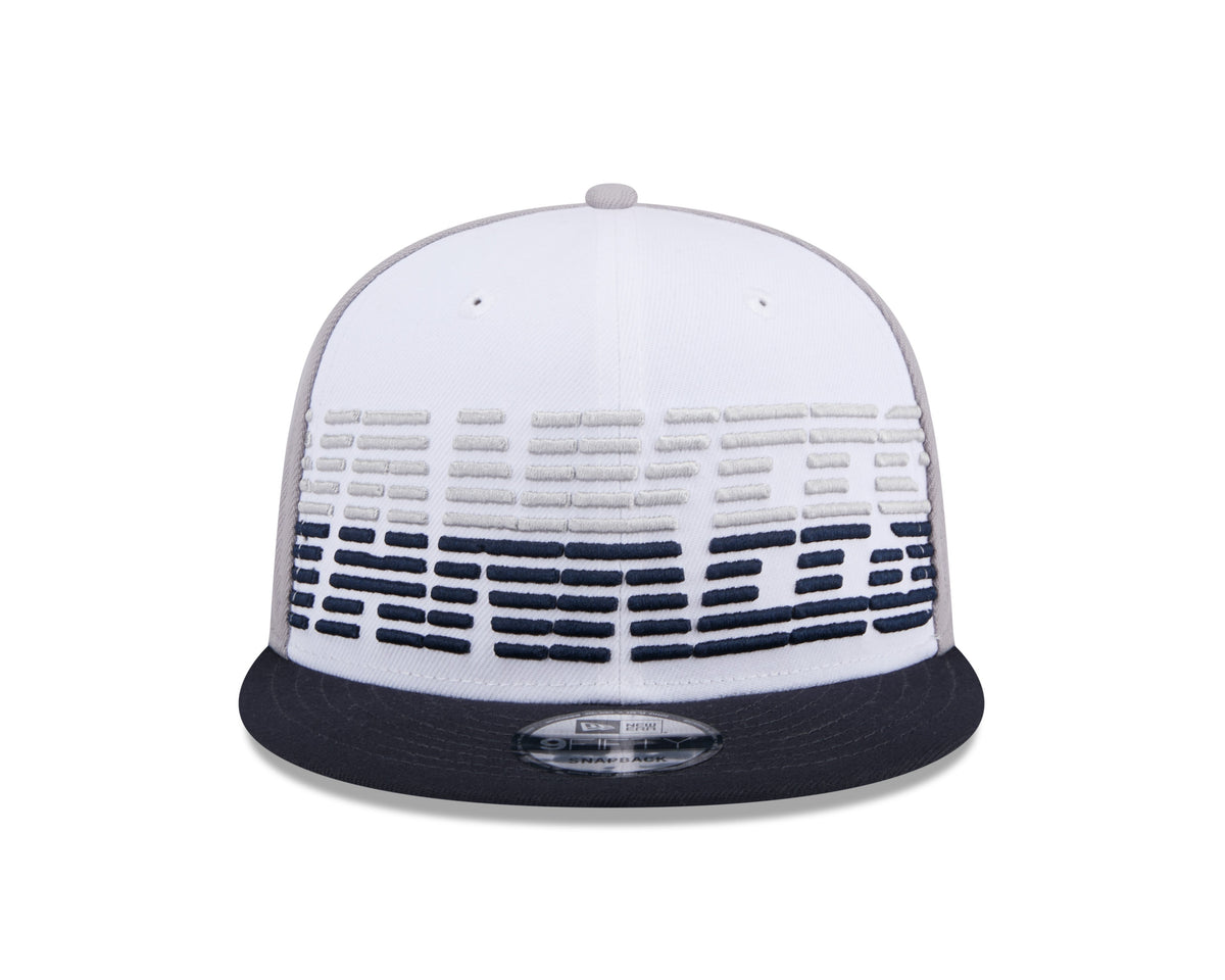 New York Yankees MLB New Era Men White/Navy 9Fifty Throwback Snapback product image 4, provided for visual reference and