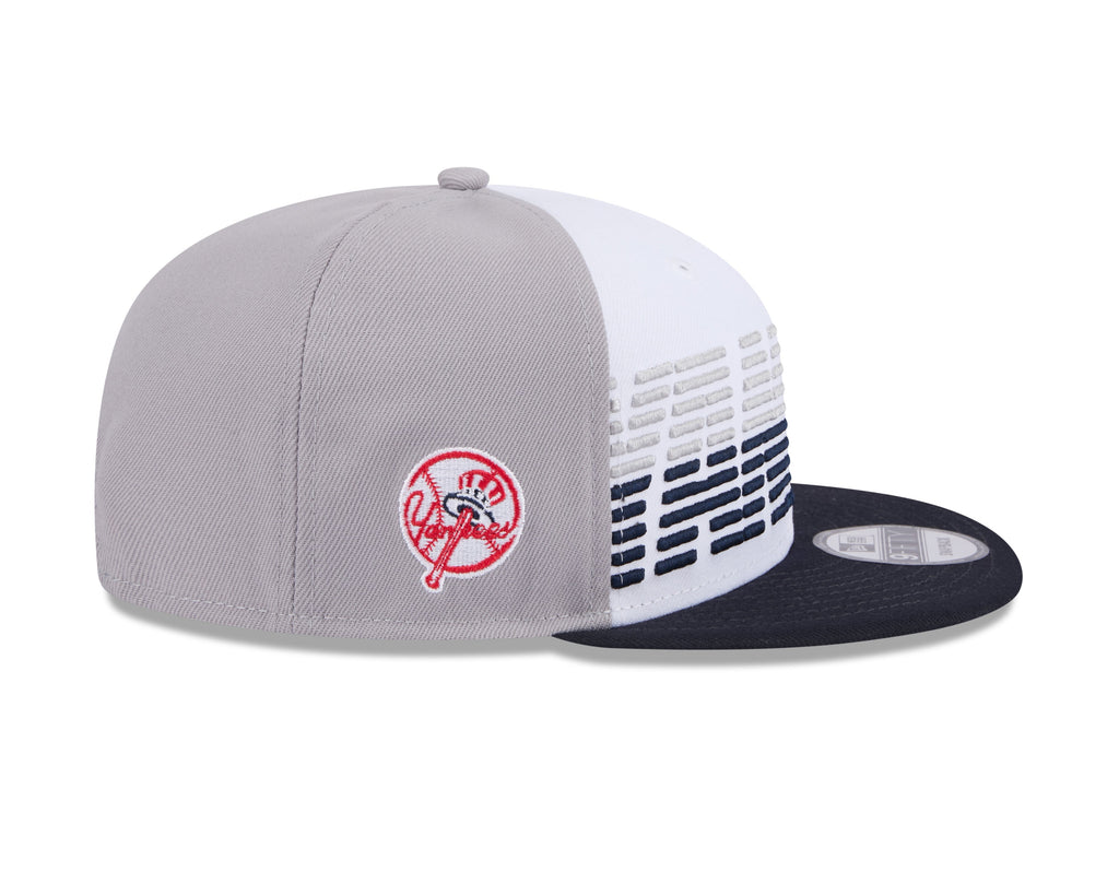 New York Yankees MLB New Era Men White/Navy 9Fifty Throwback Snapback product image 6, provided for visual reference and