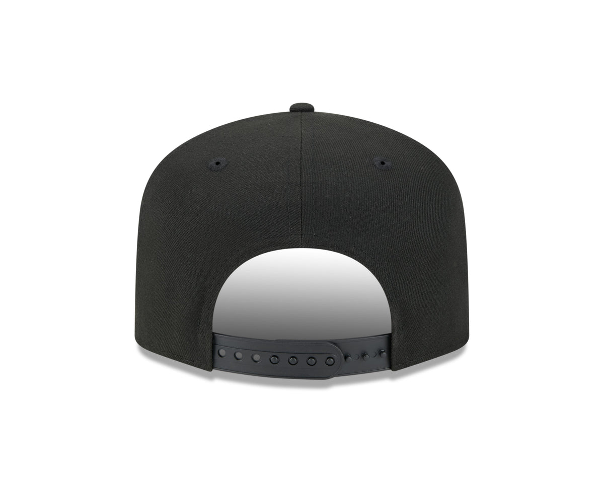 Pittsburgh Penguins NHL New Era Men Black 9FIfty Script A-Frame Snapback product image 2, provided for visual reference and