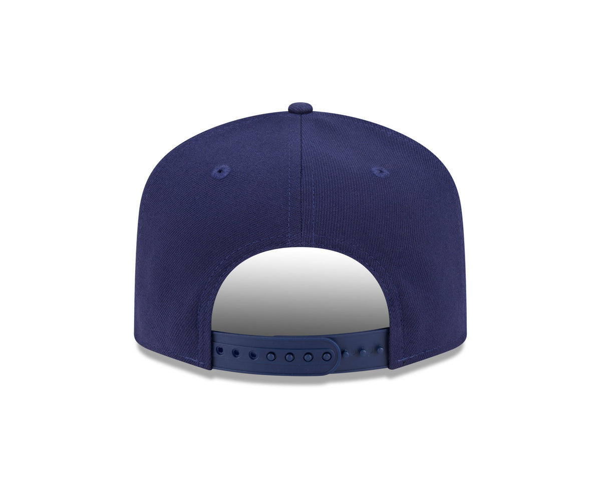 Winnipeg Jets NHL New Era Men Navy 9FIfty Script A-Frame Snapback product image 2, provided for visual reference and product