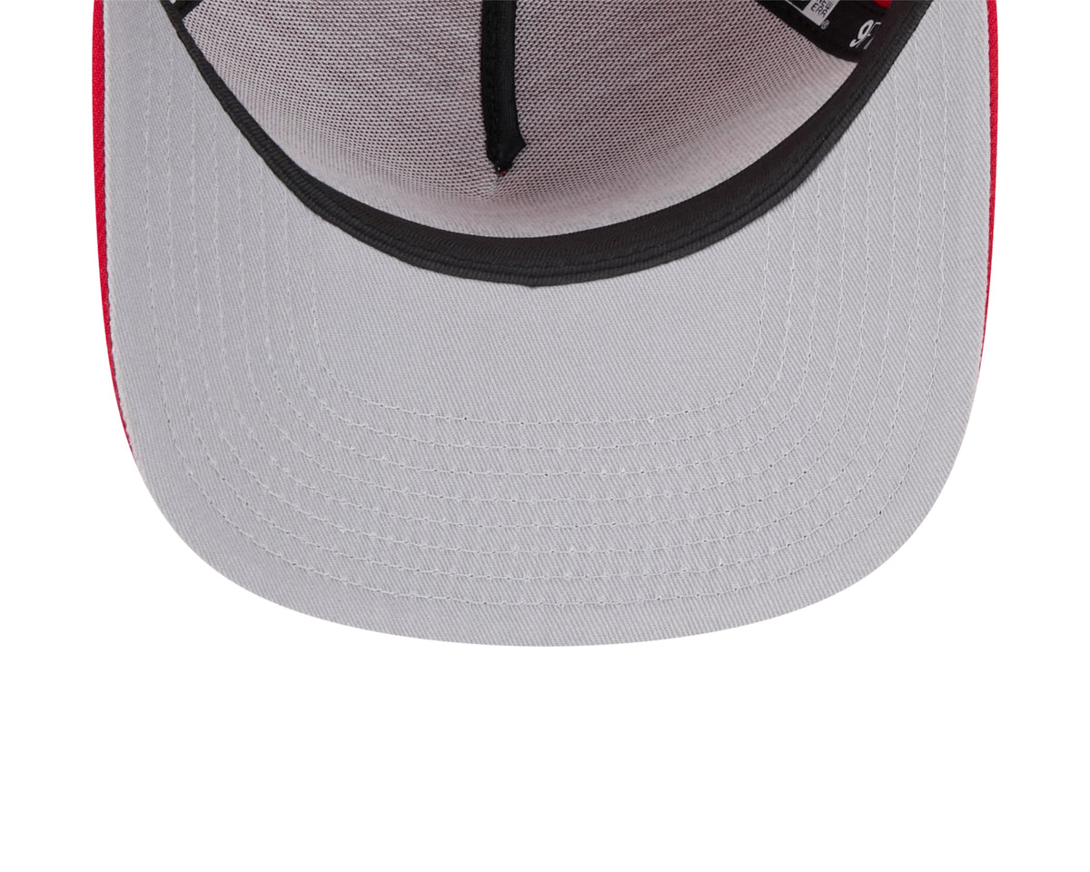 Washinton Capitals NHL New Era Men Red 9FIfty Script A-Frame Snapback product image 6, provided for visual reference and