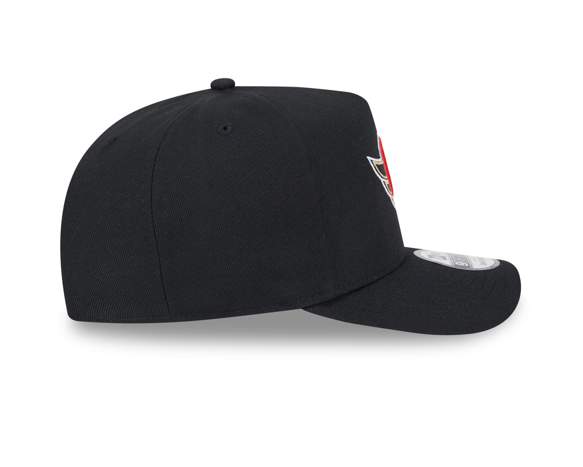 Ottawa Senators NHL New Era Men Black 9Fifty A-Frame Snapback product image 6, provided for visual reference and product