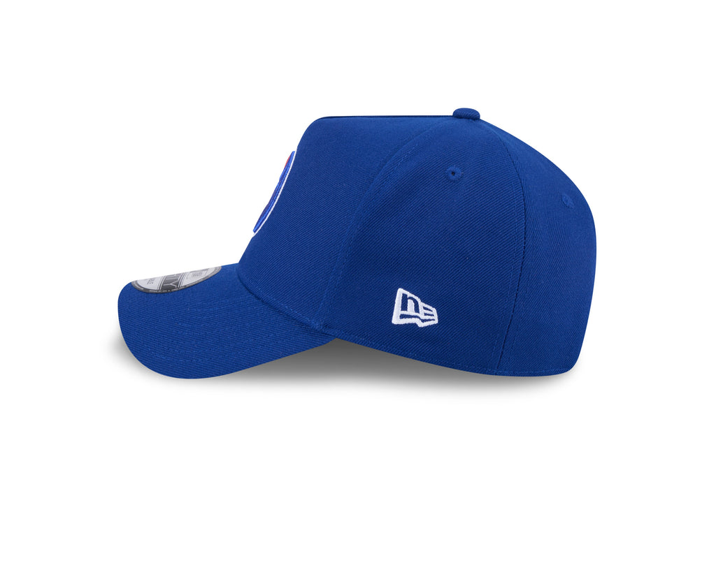 Edmonton Oilers NHL New Era Men Royal 9Forty A-Frame Snapback Hat product image 7, provided for visual reference and product