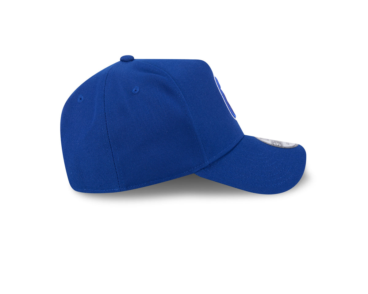 Edmonton Oilers NHL New Era Men Royal 9Forty A-Frame Snapback Hat product image 2, provided for visual reference and product