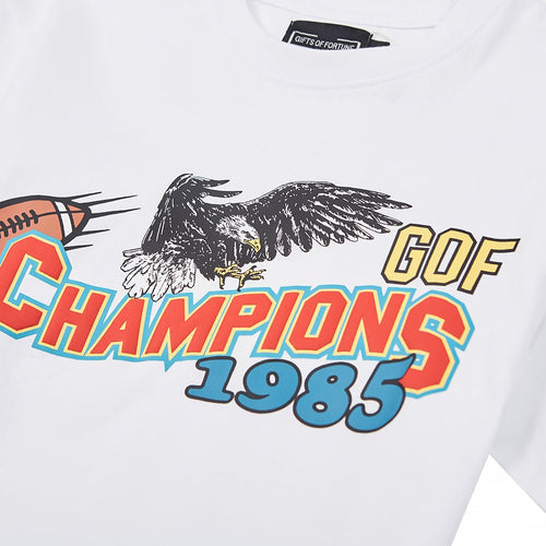 '85 Champs T-Shirt | White product image 2, provided for visual reference and product detail review
