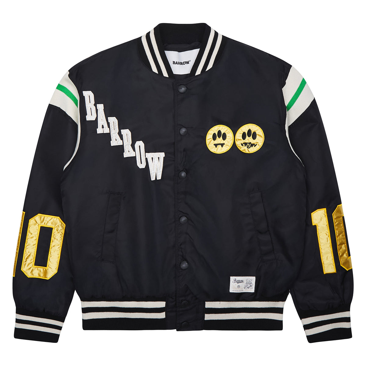 Satin Bomber Jacket | Black product image 1, provided for visual reference and product detail review