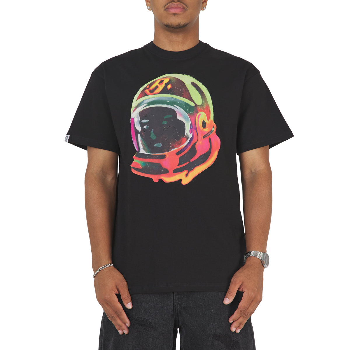 Helmet T-Shirt | Black product image 3, provided for visual reference and product detail review