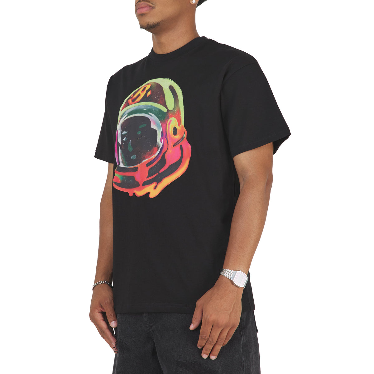Helmet T-Shirt | Black product image 2, provided for visual reference and product detail review