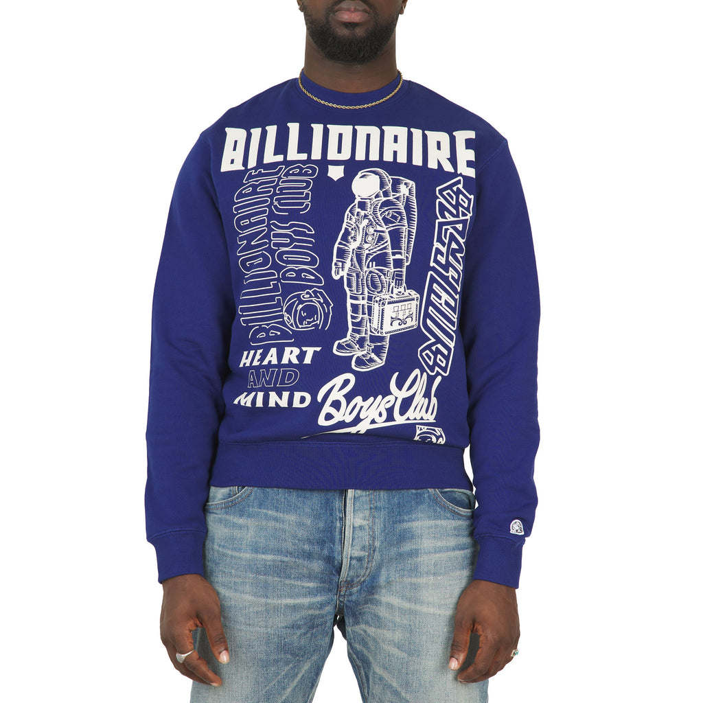Labels Sweatshirt | Blue Depths product image 3, provided for visual reference and product detail review