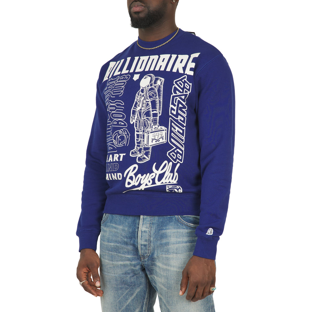 Labels Sweatshirt | Blue Depths product image 2, provided for visual reference and product detail review