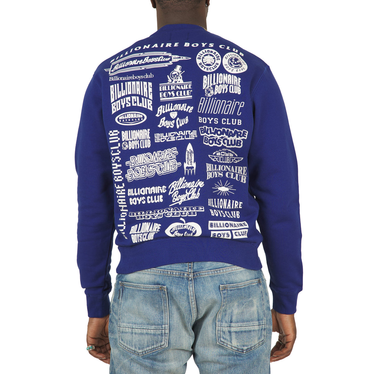 Labels Sweatshirt | Blue Depths product image 4, provided for visual reference and product detail review