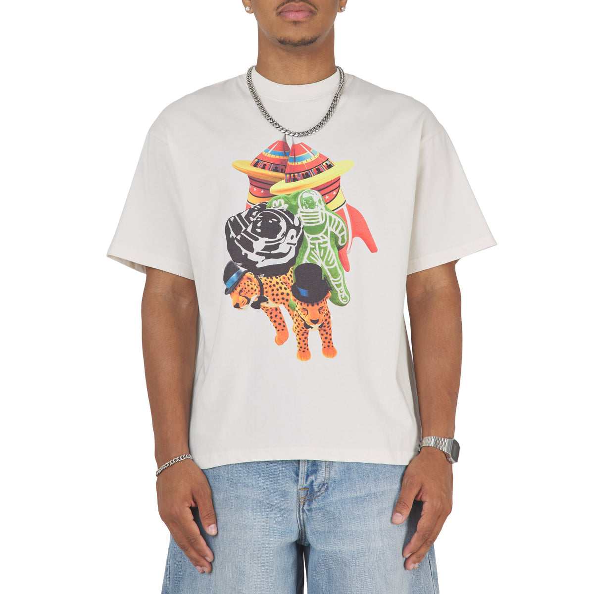 Prize T-Shirt | Whisper White product image 3, provided for visual reference and product detail review