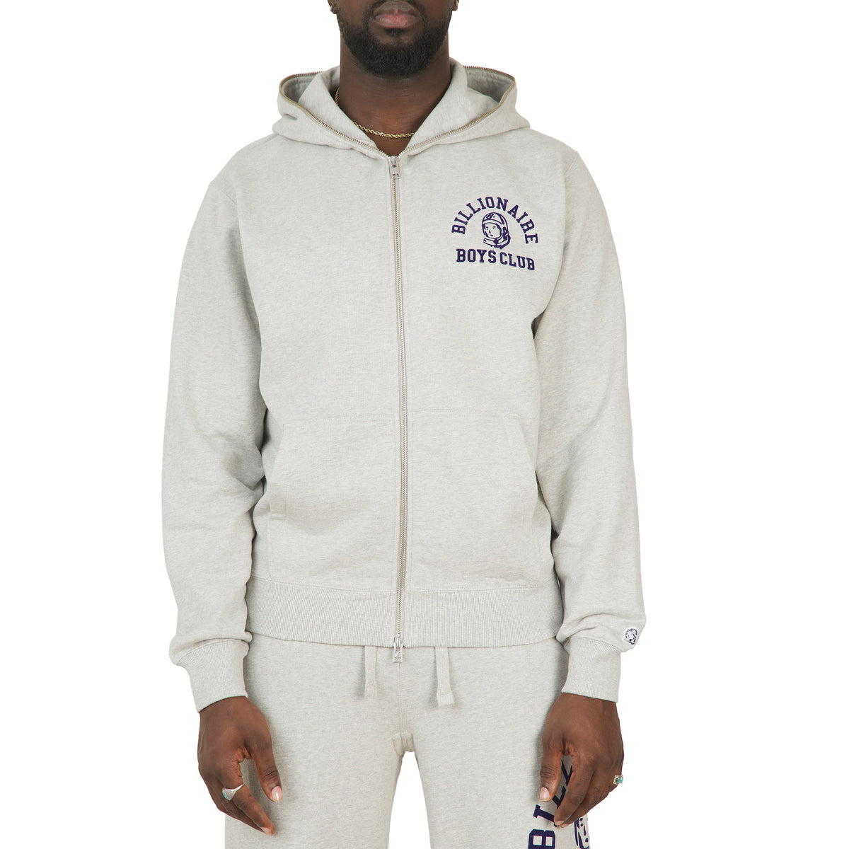 Uni Helmet Hoodie | Heather Grey product image 3, provided for visual reference and product detail review