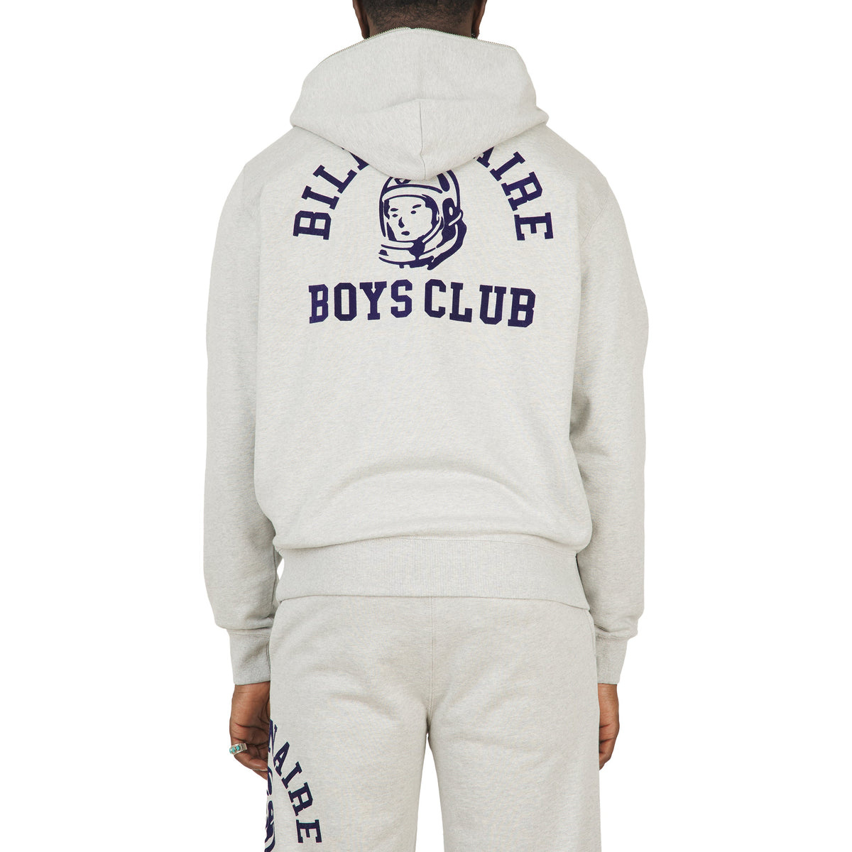 Uni Helmet Hoodie | Heather Grey product image 4, provided for visual reference and product detail review
