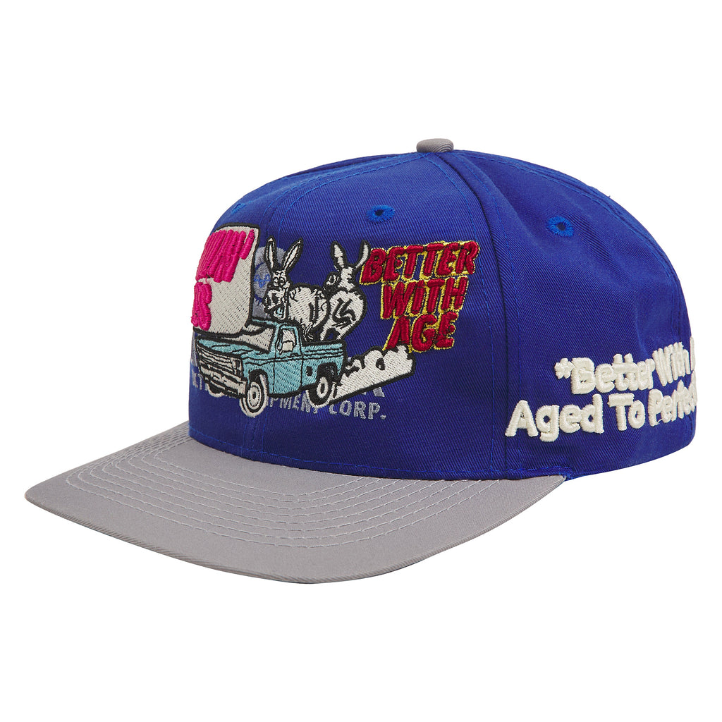 Ass Vintage Hat | Royal/Grey product image 2, provided for visual reference and product detail review