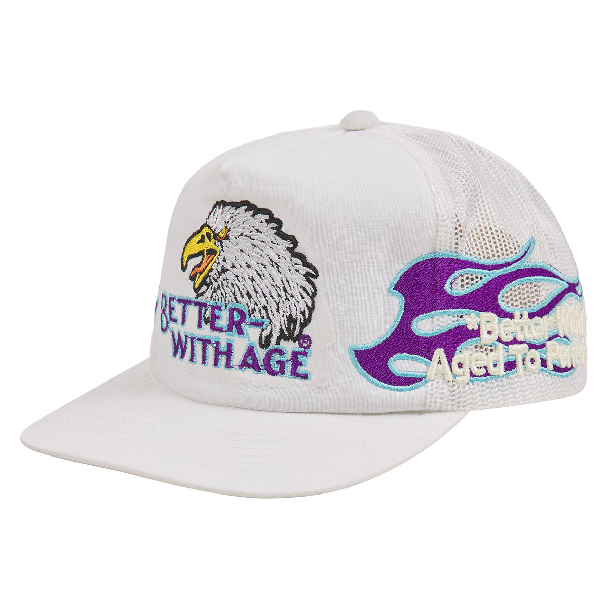 Doug Vintage Hat | White product image 2, provided for visual reference and product detail review