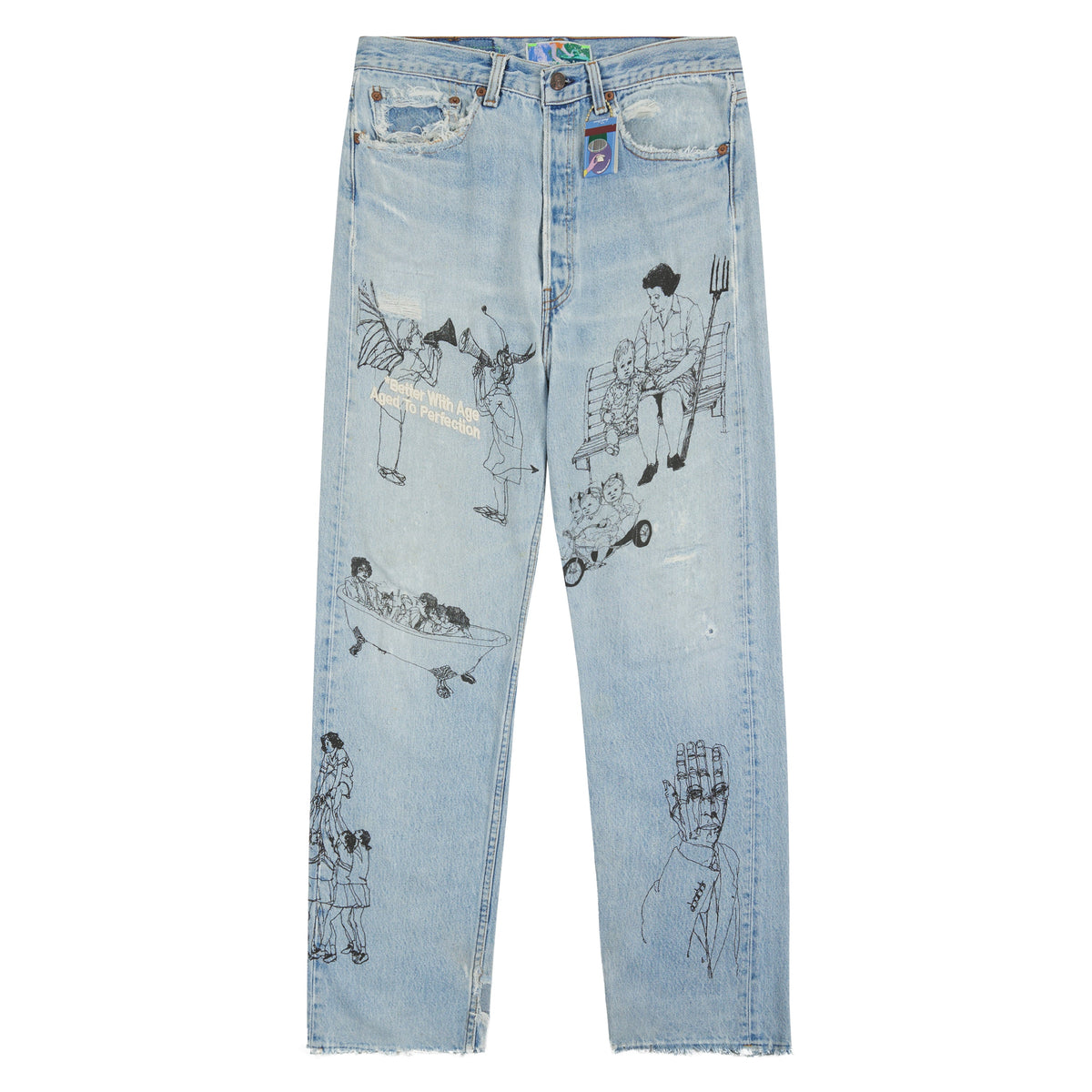 Gene Denim | Light Wash product image 1, provided for visual reference and product detail review
