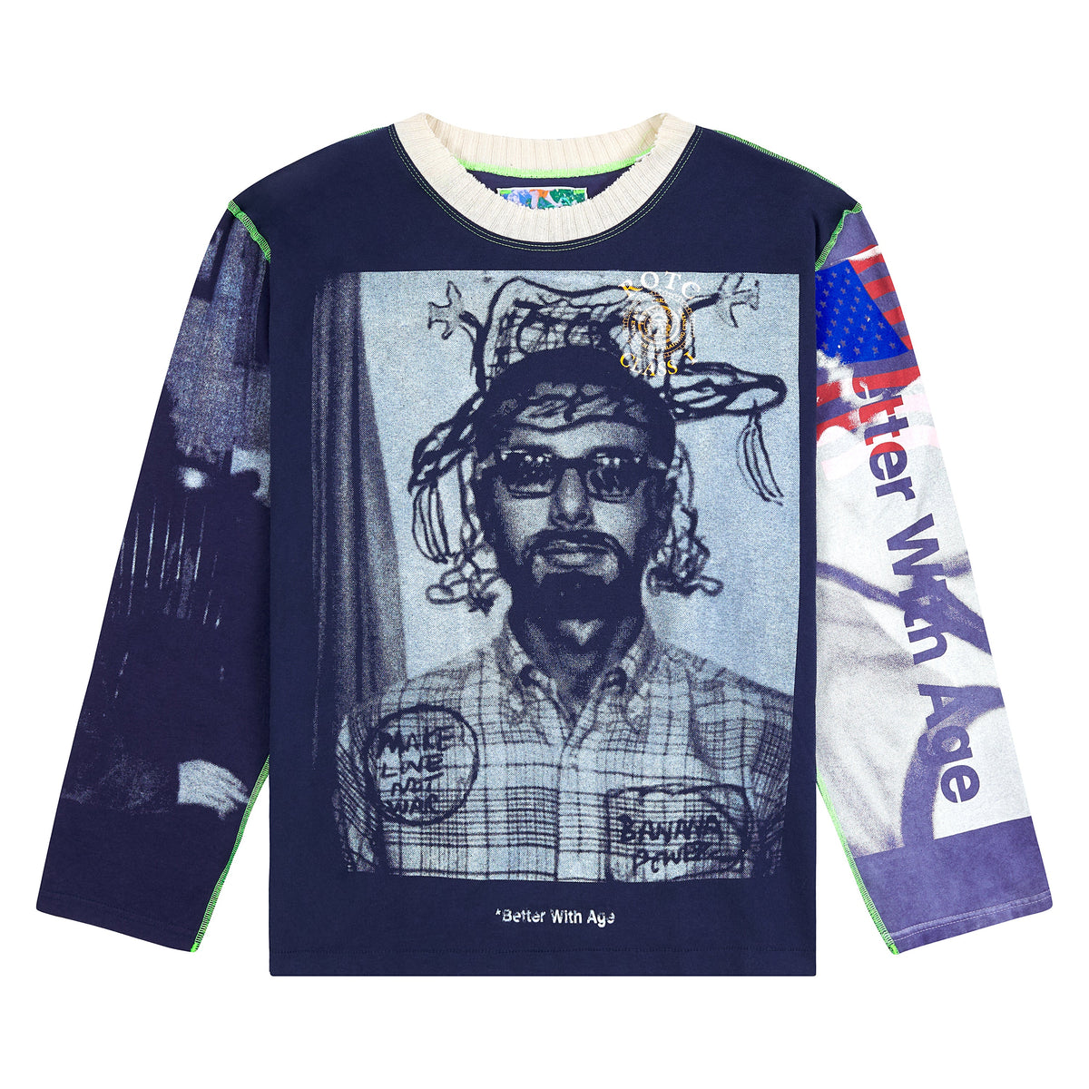 Blind Reversible L/S T-Shirt | Class (XL) product image 1, provided for visual reference and product detail review