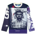 Blind Reversible L/S T-Shirt | Red (M) product image 1, provided for visual reference and product detail review