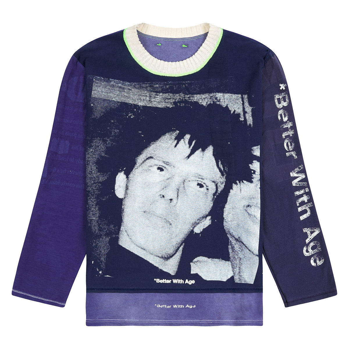 Blind Reversible L/S T-Shirt | Red (M) product image 3, provided for visual reference and product detail review