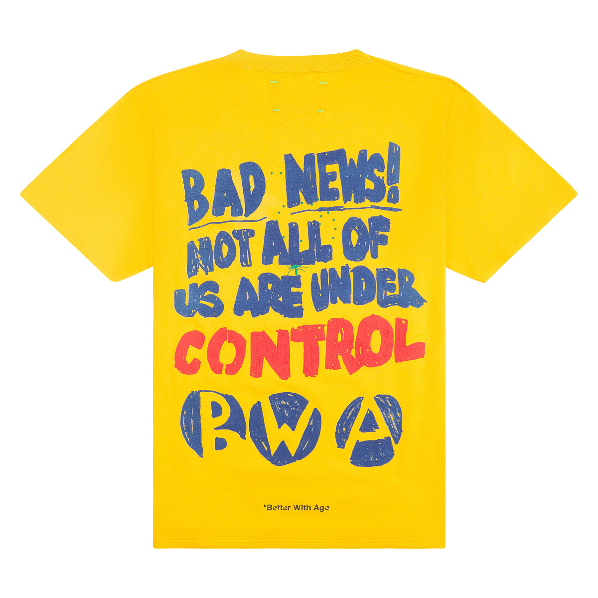 Kennedy T-Shirt | Yellow (L) product image 2, provided for visual reference and product detail review
