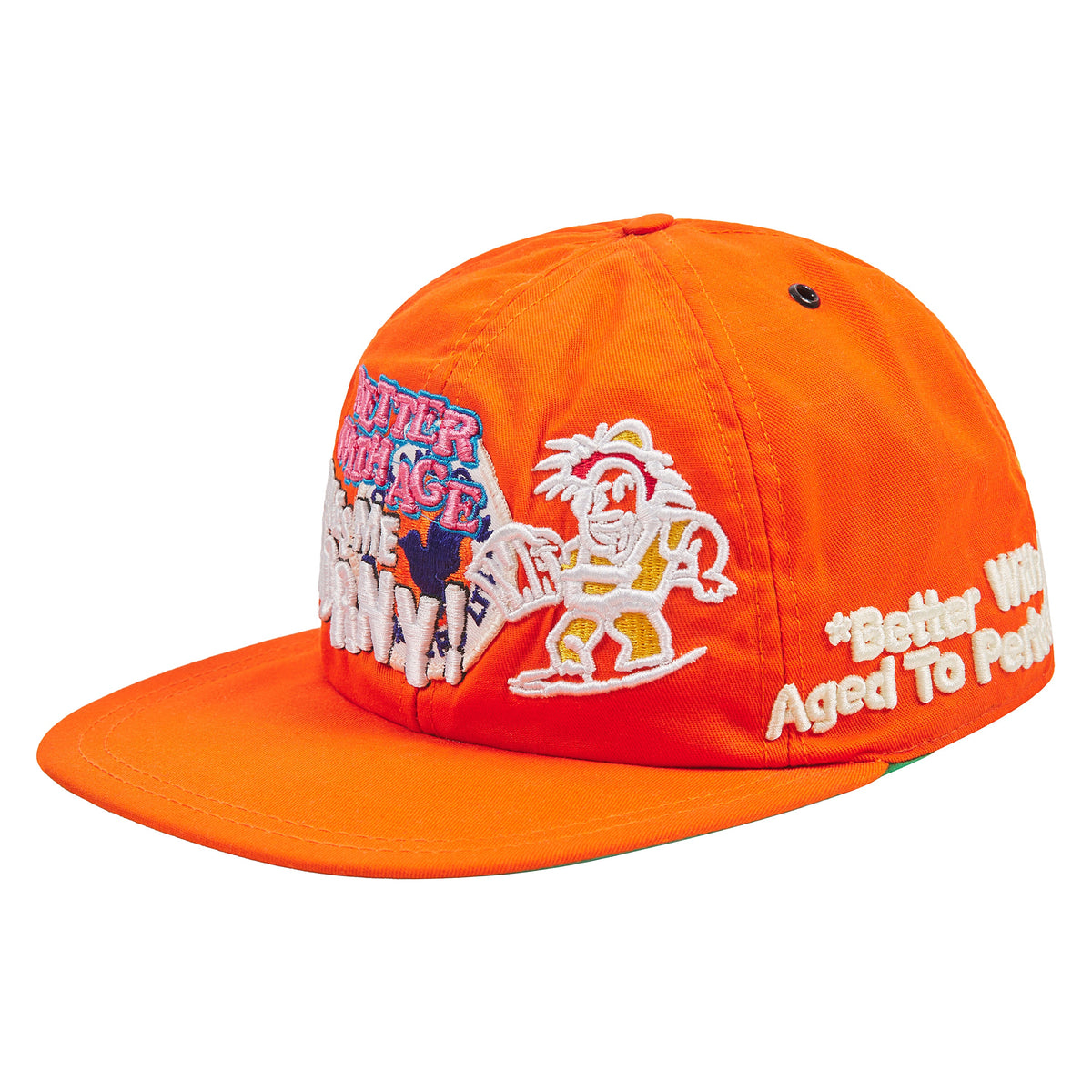 Nowhere Vintage Hat | Orange product image 2, provided for visual reference and product detail review