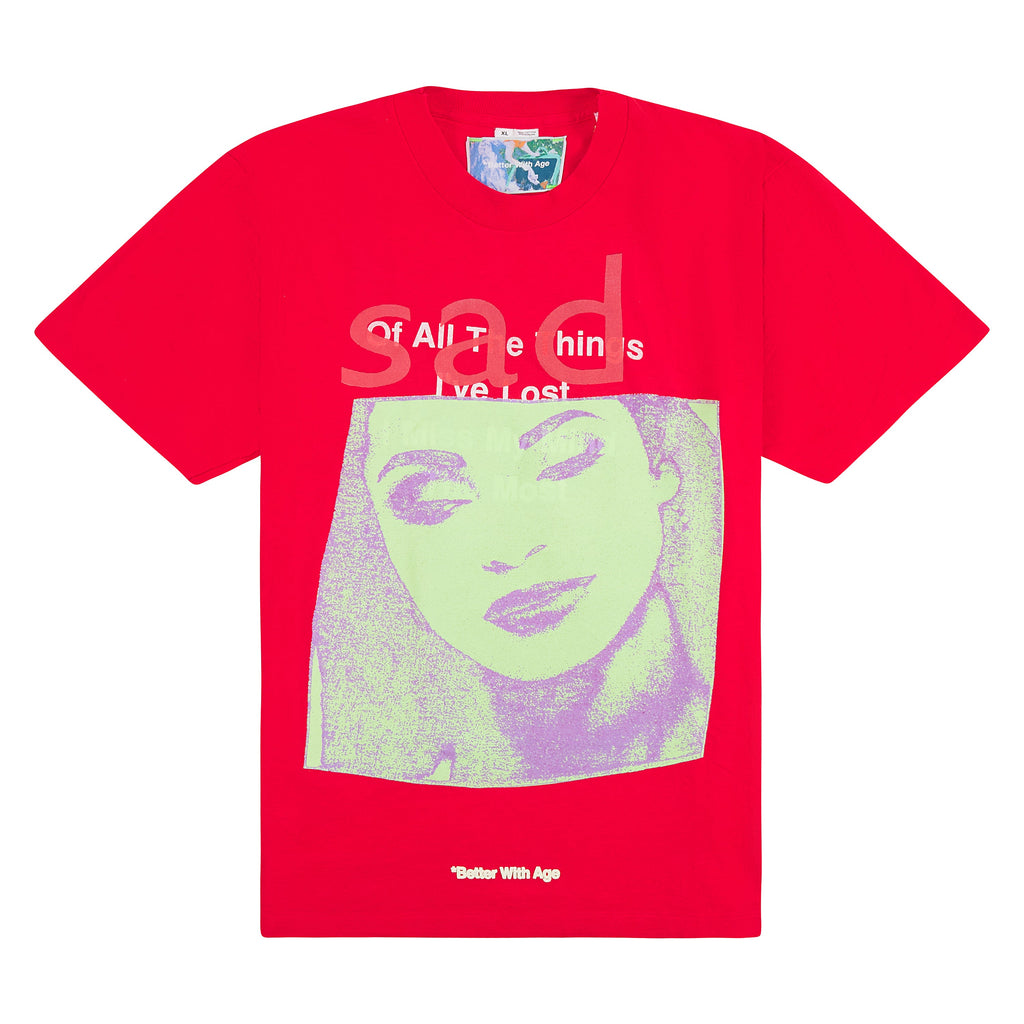 Taboo T-Shirt | Red (L) product image 1, provided for visual reference and product detail review