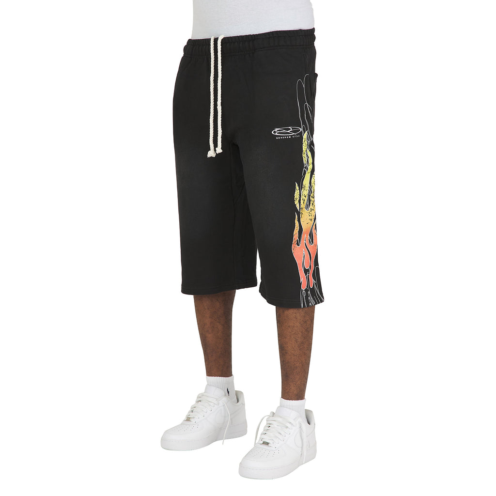 Up In Flames Short | Black product image 2, provided for visual reference and product detail review