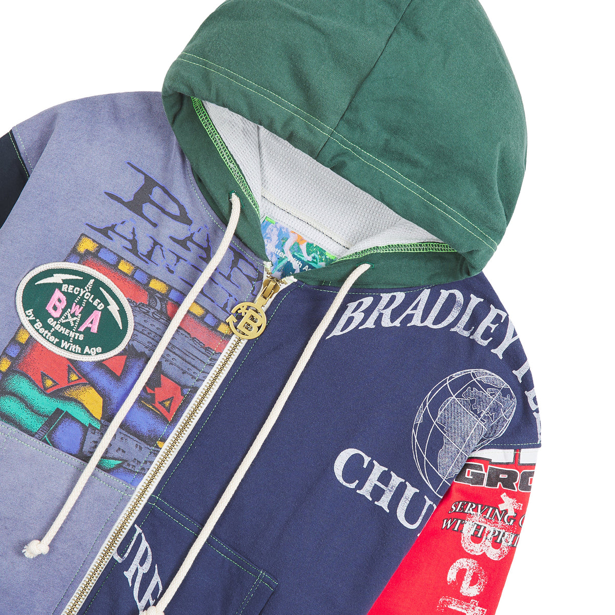 Kendall Zip-Up Hoodie | Bradley (S) product image 3, provided for visual reference and product detail review