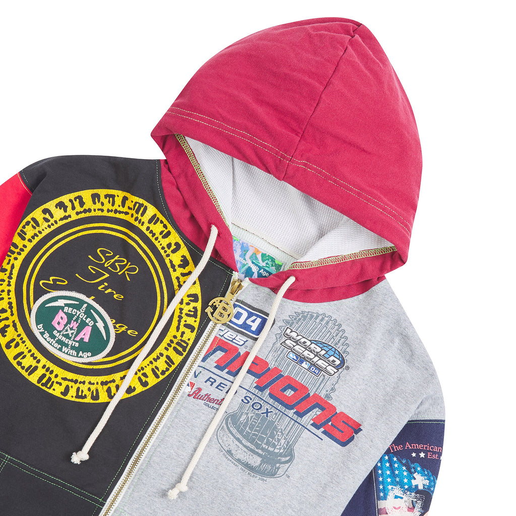 Kendall Zip-Up Hoodie | Tire (2XL) product image 3, provided for visual reference and product detail review