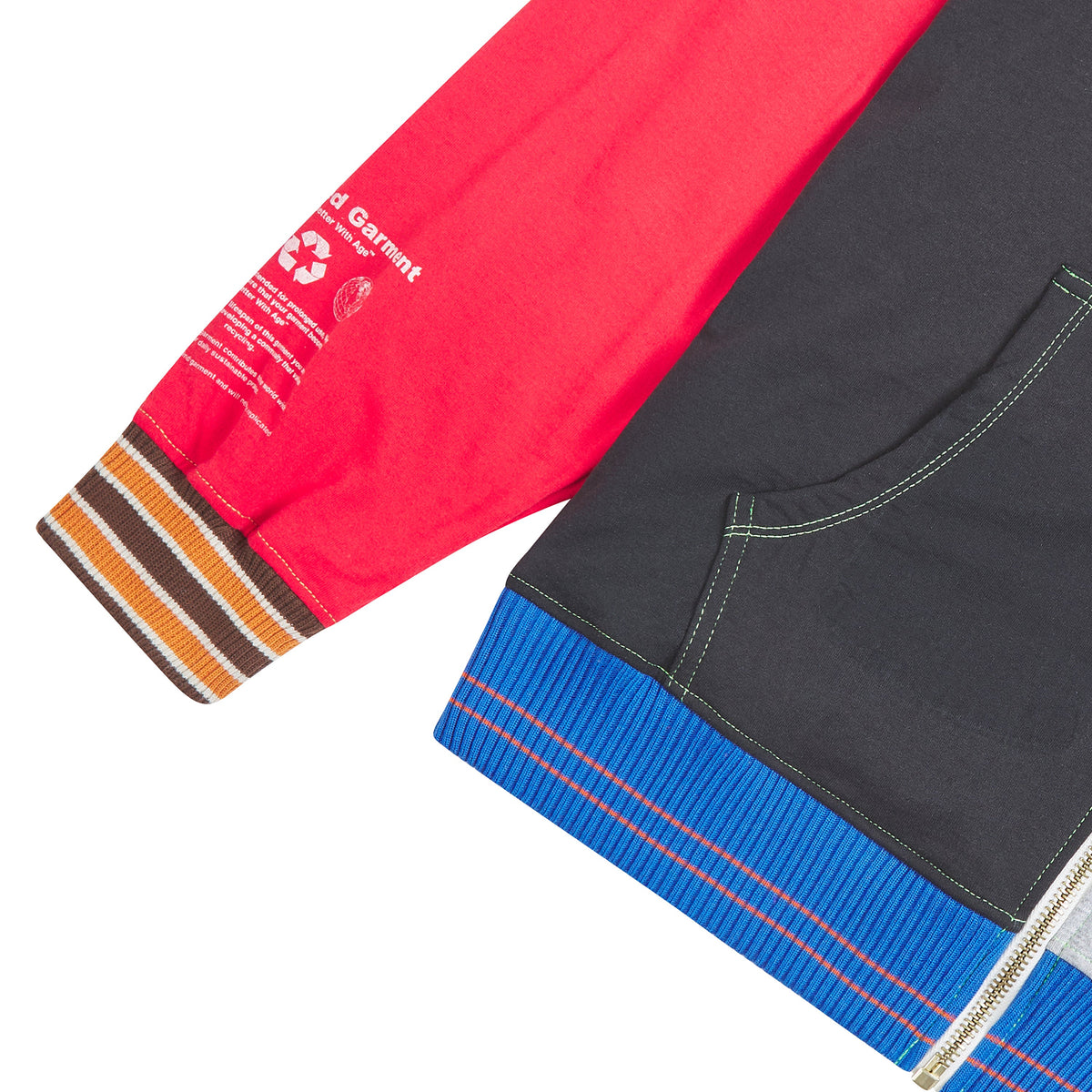 Kendall Zip-Up Hoodie | Tire (2XL) product image 4, provided for visual reference and product detail review