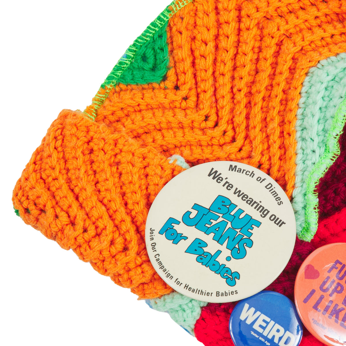 Nane's Bespoke Beanie | Blue Jeans product image 2, provided for visual reference and product detail review