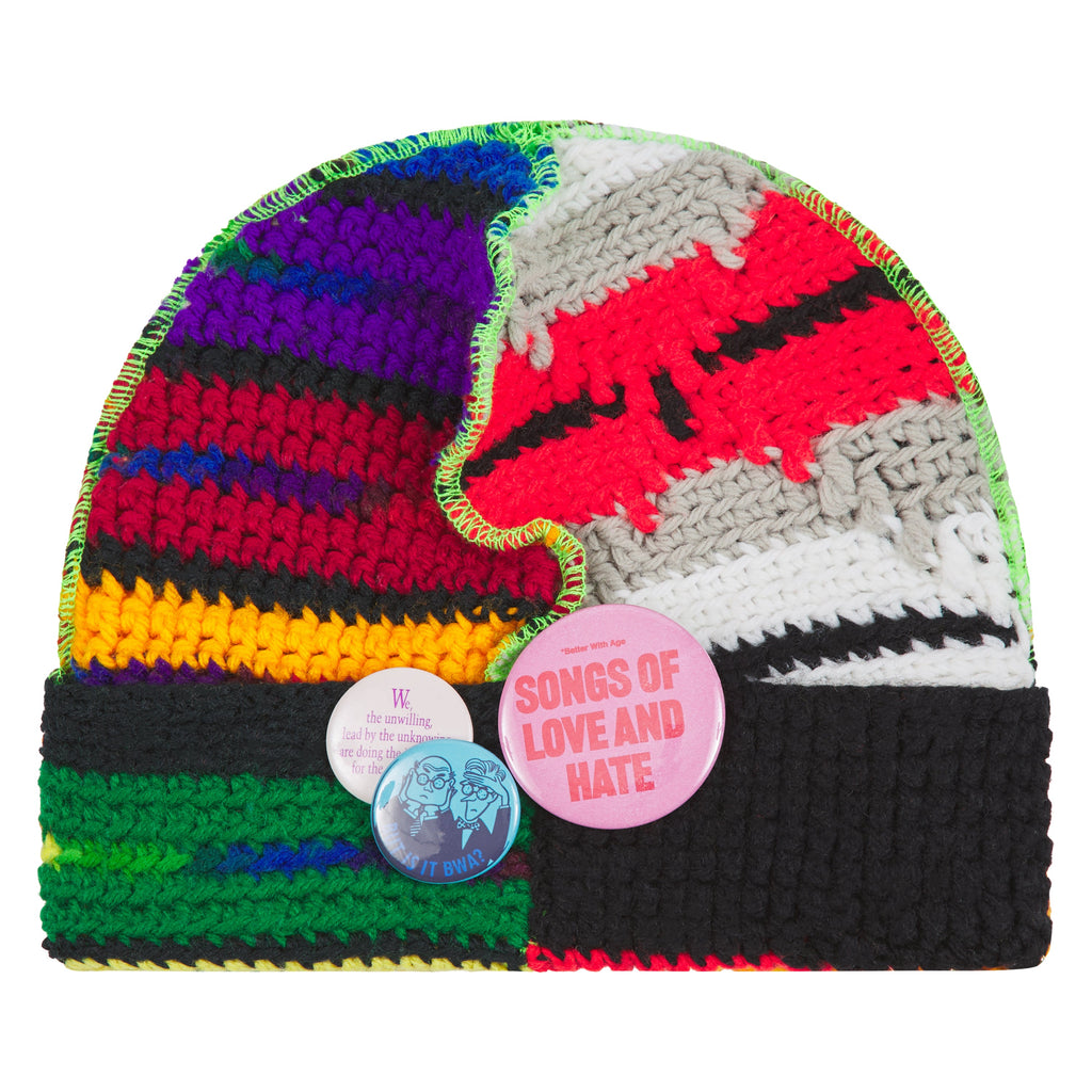 Nane's Bespoke Beanie | Love and Hate product image 1, provided for visual reference and product detail review